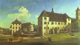 Courtyard of the Castle at Königstein from the South