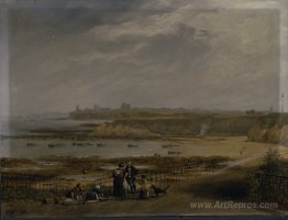 Cullercoats looking towards Tynemouth - Ebb tide