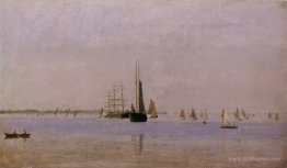 Ships and Sailboats on the Delaware