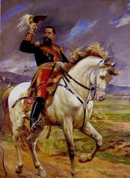 Equestrian portrait of General Joaquín Crespo