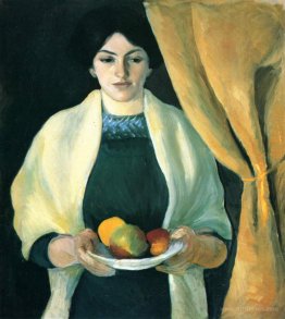 Portrait with apples (Portrait of the Artist's Wife)