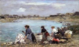 Laundresses on the Banks of the Touques