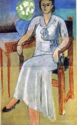 Woman with a White Dress