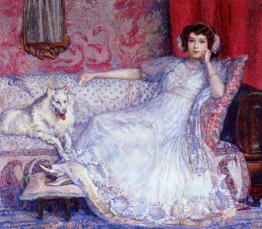 The Woman in White (Portrait of Madame Helene Keller)