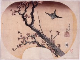 Cherry Blossoms and Warbler