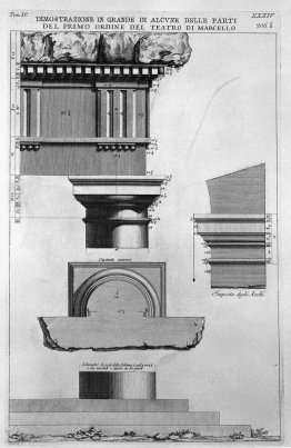 The Roman antiquities, t. 4, Plate XXXIV. Vista of some of the g