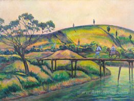 Landscape with Bridge at Vlaici