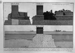 The Roman antiquities, t. 4, Plate XX. Cutaway view of the Bridg