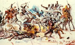 Study for 'The Battle of Tetuan'