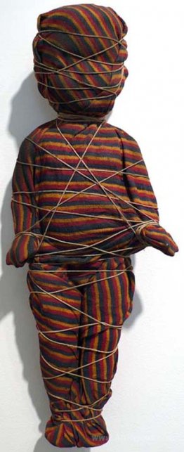 Wrapped Doll (striped)