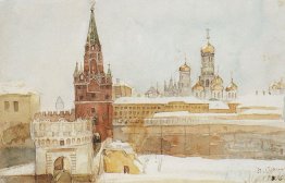 View of Kremlin at winter