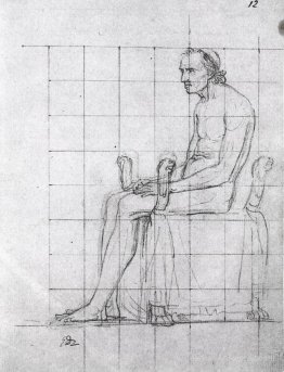 Nude study of Pope Pius VII