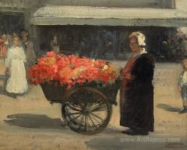 Flower Merchant in Paris