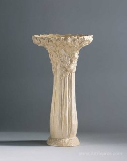 Vase. Celery stalks design