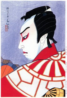 Morita Kan'ya as Kitsune Tadanobu in Yoshitsune Senbon Zakura