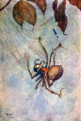 The Big Spider's Diamonds - illustration to Fairies I Have Met