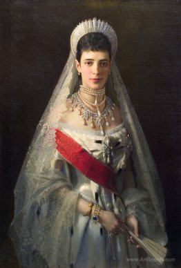 Portrait of Maria Fyodorovna, born Princess Dagmar of Denmark ,