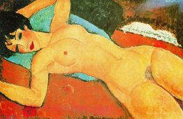 Sleeping Nude with Arms Open (Red Nude)