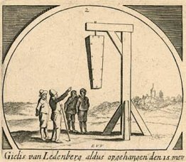 The hanging of Gilles van Ledenberg