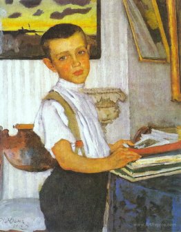 Portrait of Boris Yuon, Artist's Son