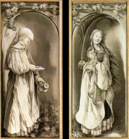 St. Elizabeth and a Saint Woman with Palm