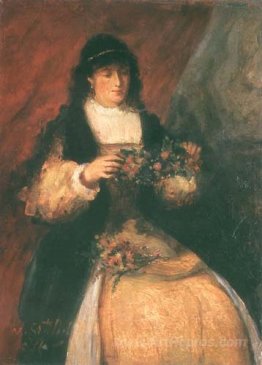 Girl with Flowers