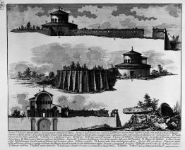 The Roman antiquities, t. 2, Plate XXII. Plan of the Mausoleum o