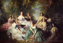 Empress Eugenie, Surrounded by her Ladies-in-Waiting