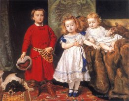 Portrait of three children