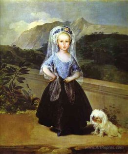 Portait of Maria Teresa de Borbón y Vallabriga