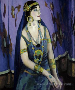 The Actress as Cleopatra (Mercedes de Cordoba, artist's wife)