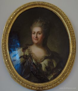 Portrait of Catherine II. Repeat version of a portrait (after 17