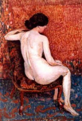 Sitting Nude on Chair