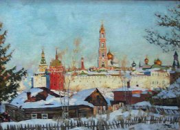 The View of Troitse-Sergiyev Monastery from West