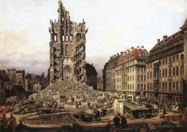 The Ruins of the old Kreuzkirche, Dresden