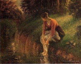 Young Woman Bathing Her Feet (also known as The Foot Bath)