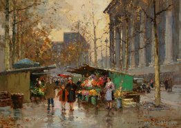 Flower Market At La Madeleine