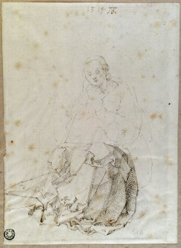 Sitting Mary with child