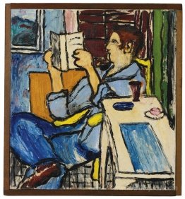 Reading Man (Self-Portrait)