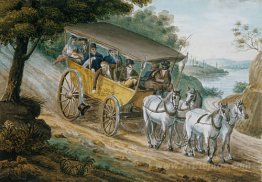 Travel by Stagecoach Near Trenton