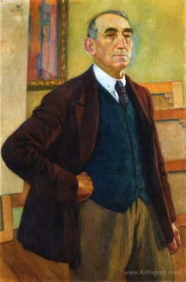 Self Portrait in a Green Waistcoat