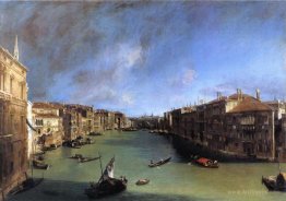 Grand Canal Looking Northeast from the Palazzo Balbi to the Rial