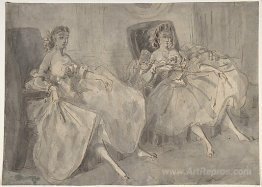 Two Seated Women