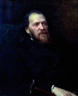 Portrait of the poet Yakov Polonsky