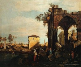 Capriccio with Ruins and Porta Portello in Padua