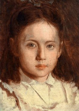 Portrait of Sonya Kramskaya, the Artist`s Daughter