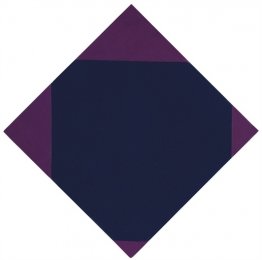 Blau-violettes horizontal-vertikal-quadrat