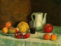 Still-life with the broken pomegranate