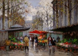 Flower Market At La Madeleine