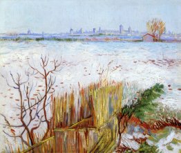 Snowy Landscape with Arles in the Background